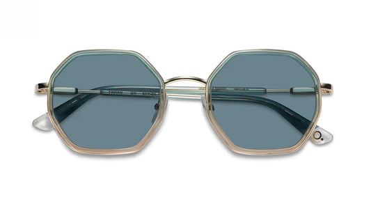 Etnia Barcelona Farah Polarized HD Green in green — front view | Belle Mar Swim