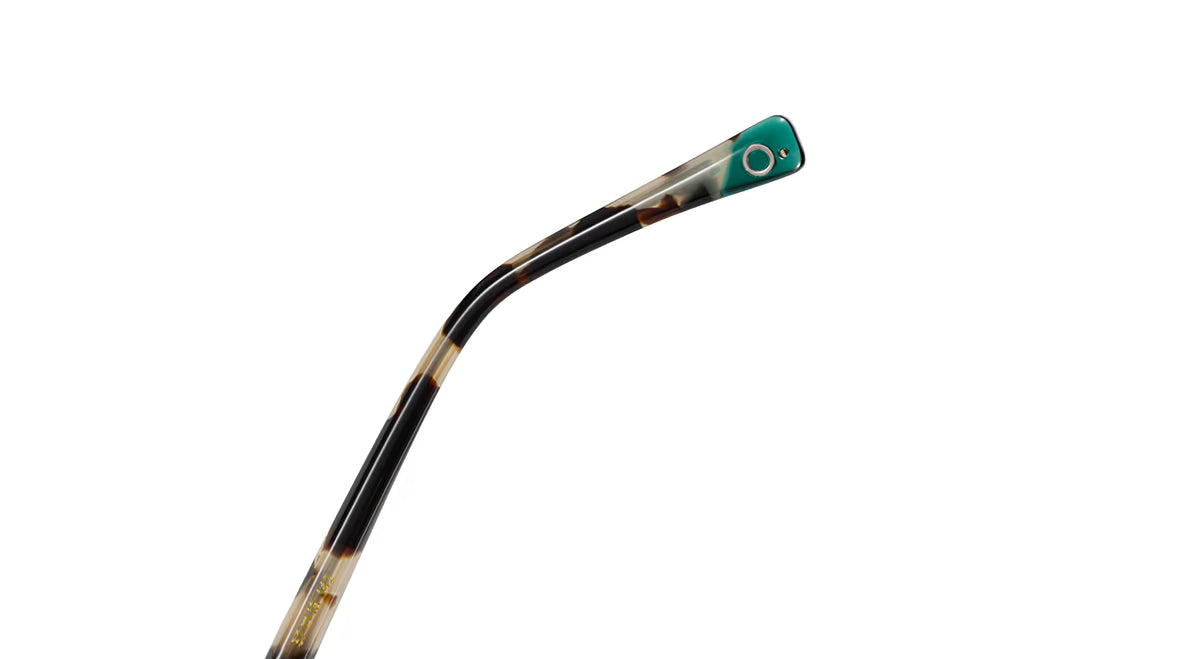 Miravet Polarized HD Black Havana in black — detail view | Belle Mar Swim