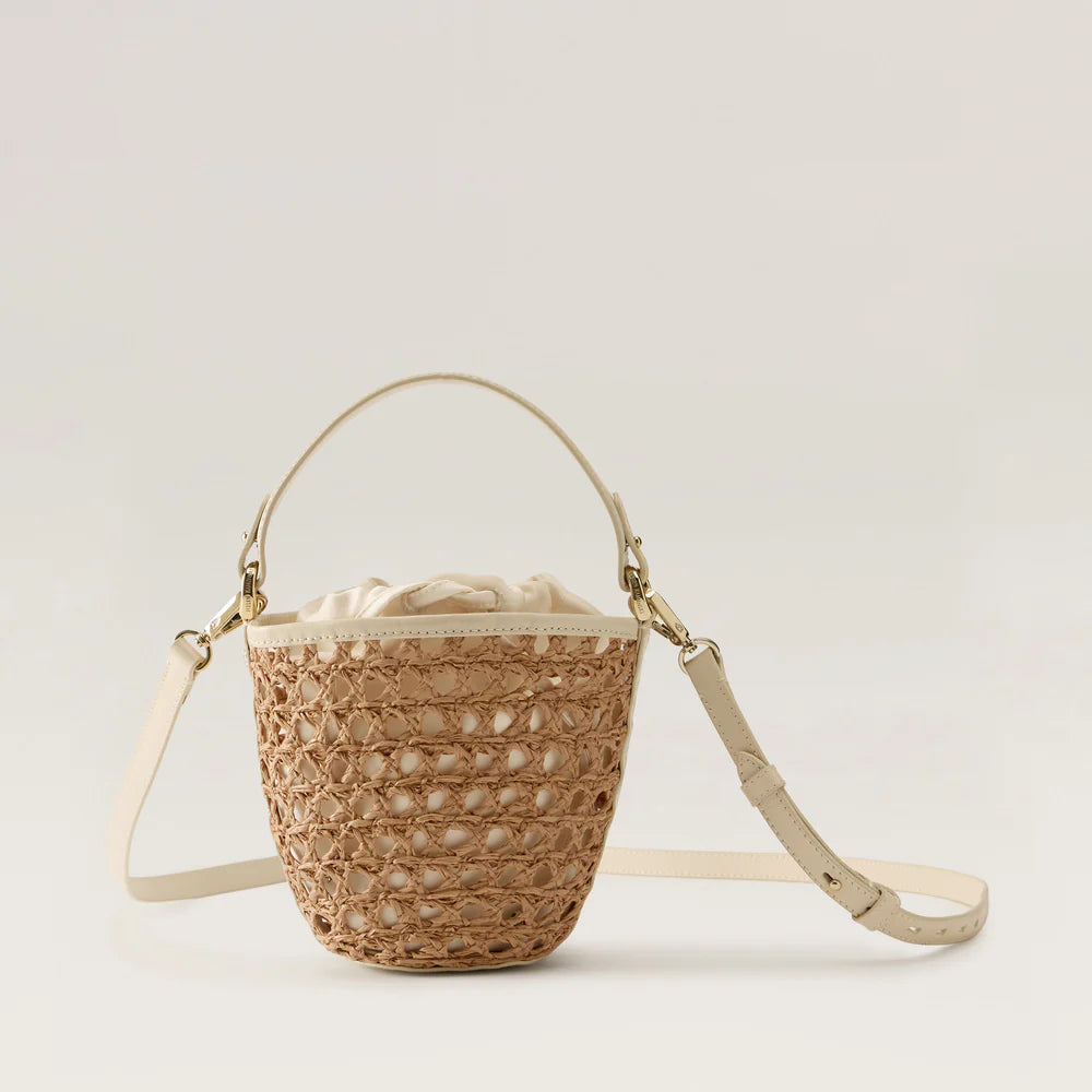 Ama Lace Braid Basket Nougat