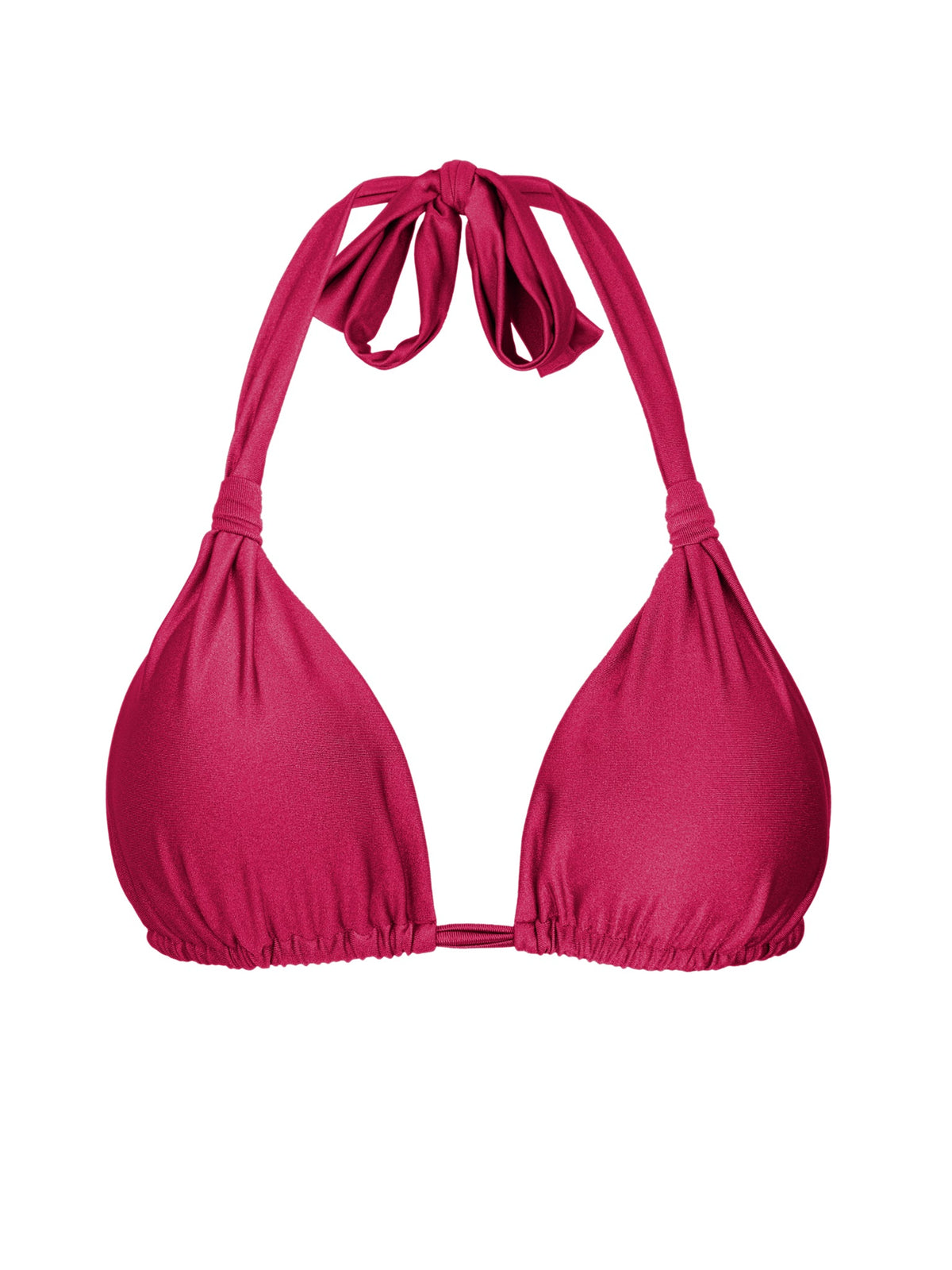 Rio de Sol Mel Top in red Shimmer Desejo, front view