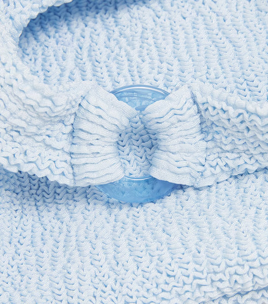 Kids Domino Swim (Ages 3 To 6) Metallic Ice Blue