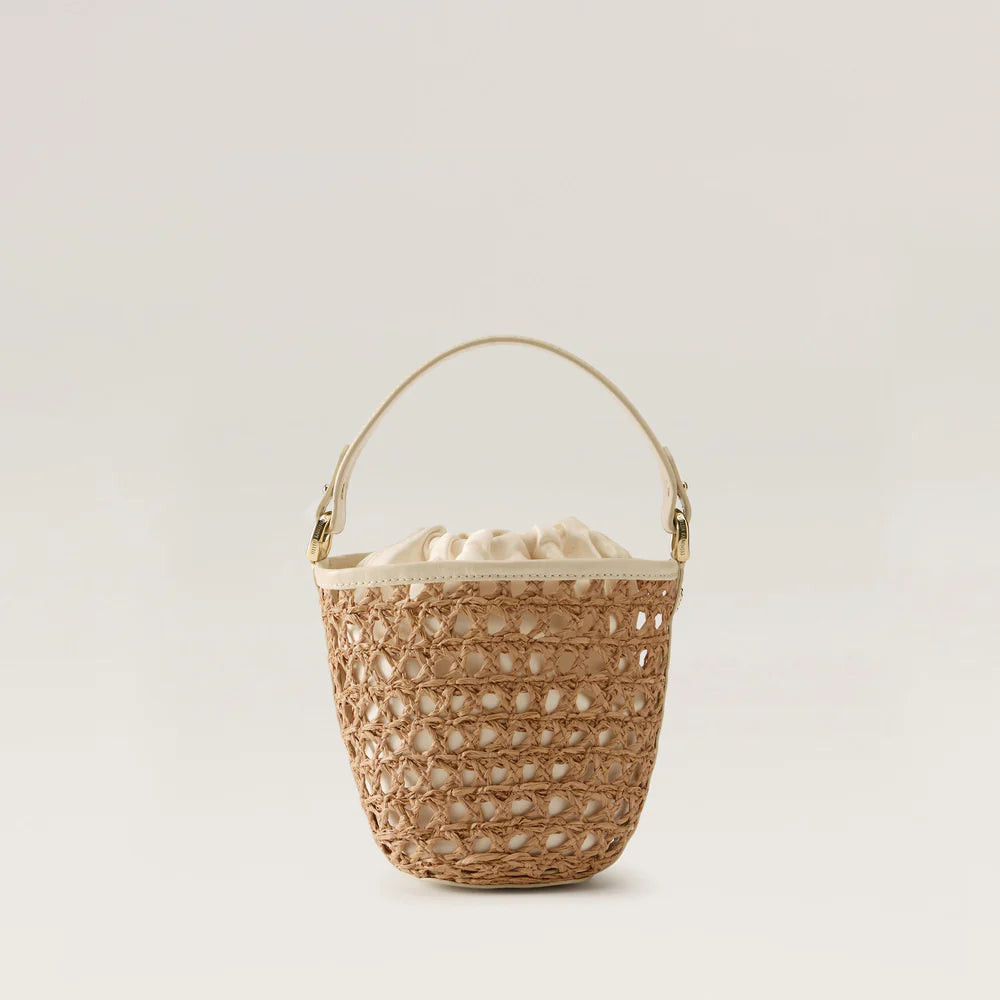 Ama Lace Braid Basket Nougat