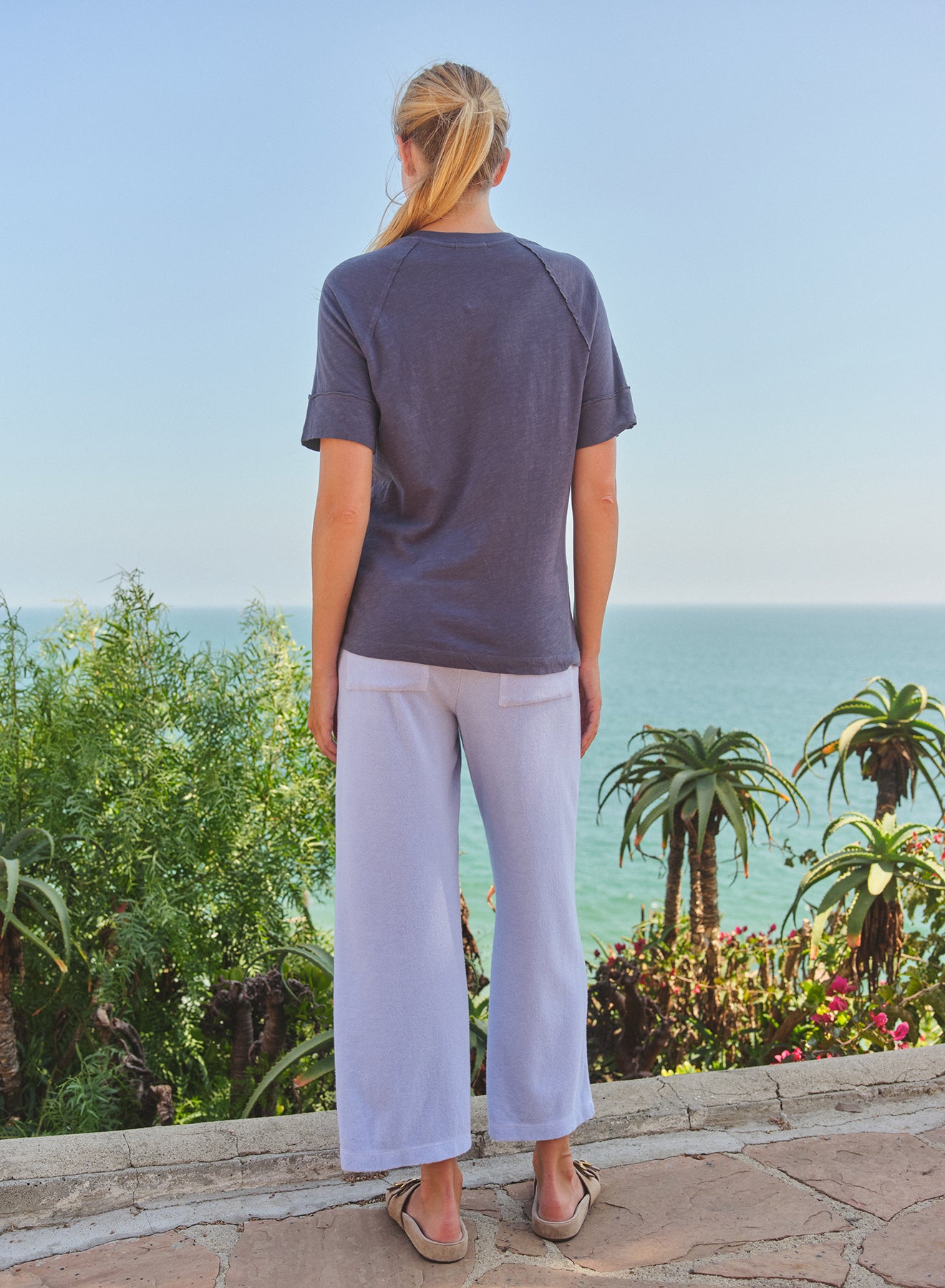 Sport Sweatpant Sea Breeze — detail view | Belle Mar Swim