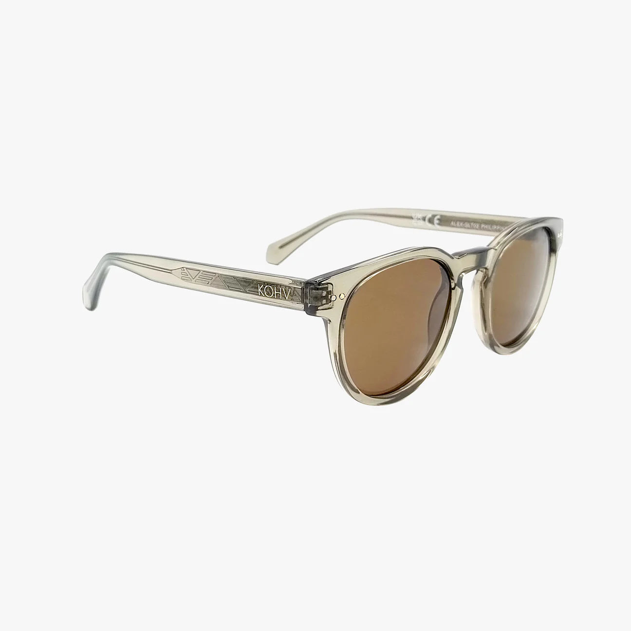 Alex Crystal Taupe Polarized Sunnies