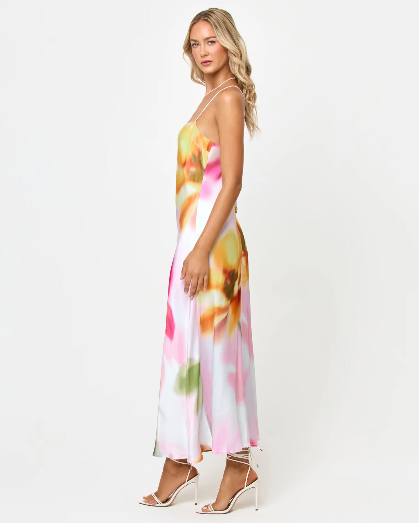 Gabby Maxi Soft Focus — back view | Belle Mar Swim