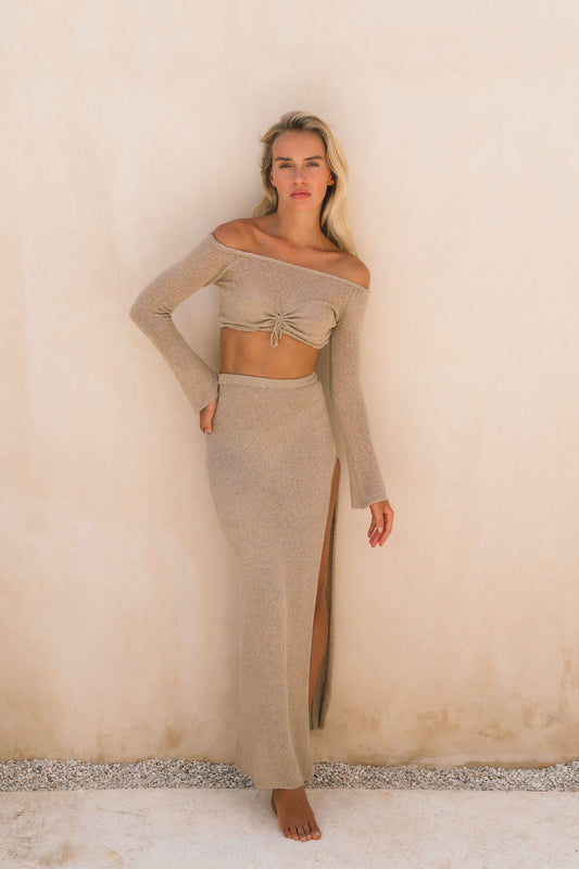 Aura Skirt Champagne