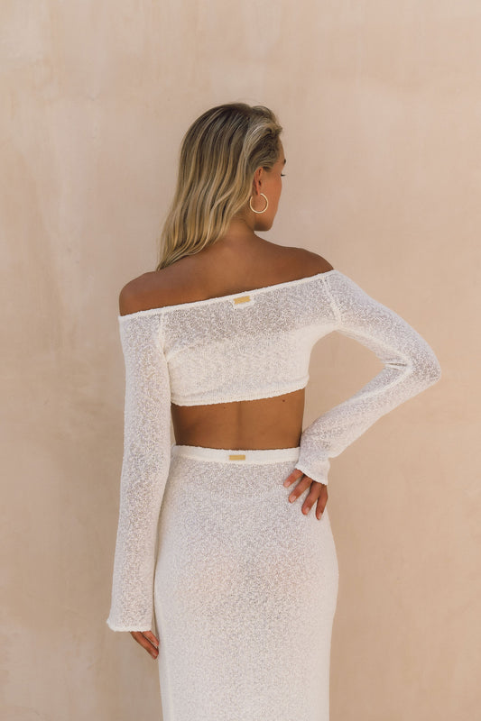 Aura Skirt Pearl