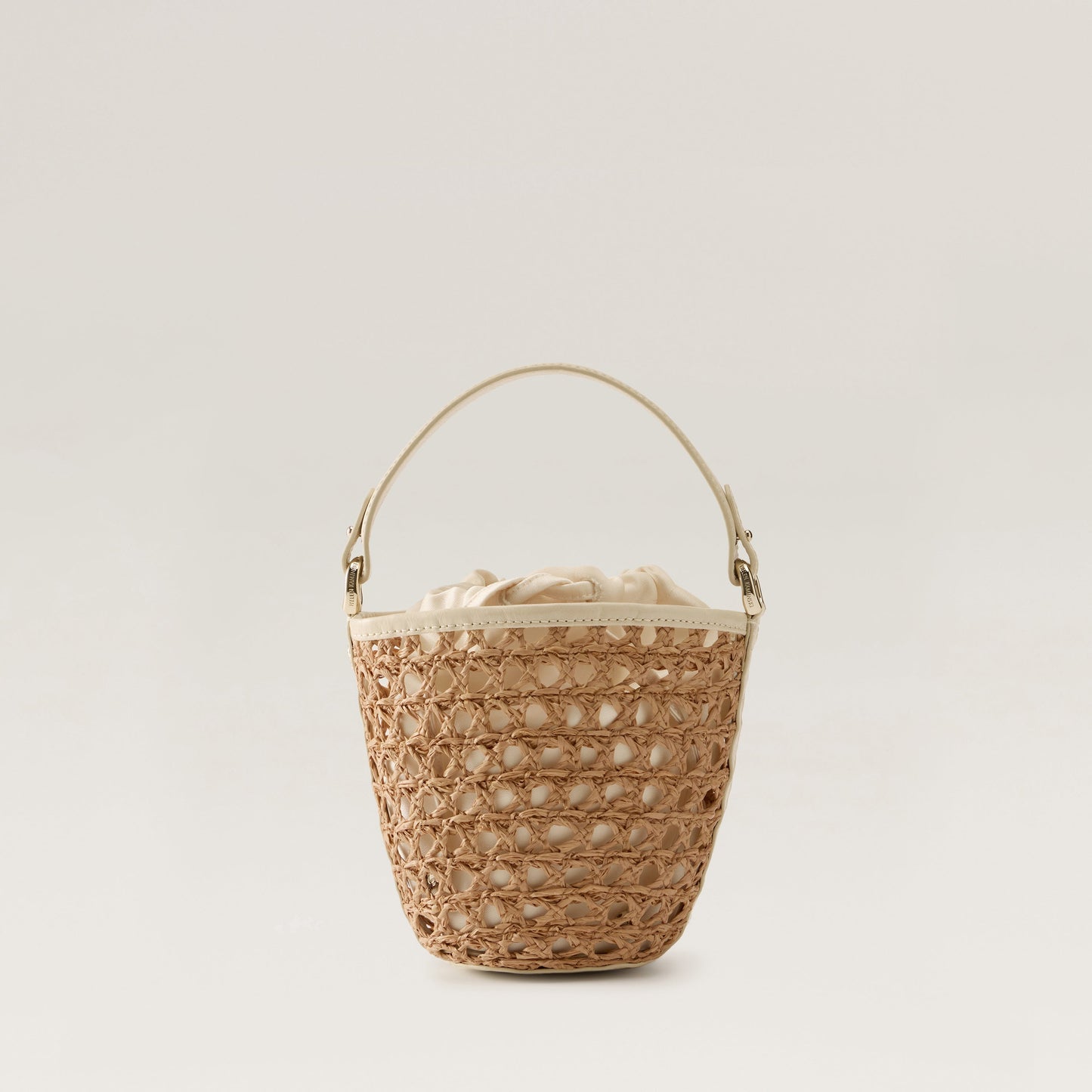 Ama Lace Braid Basket Nougat