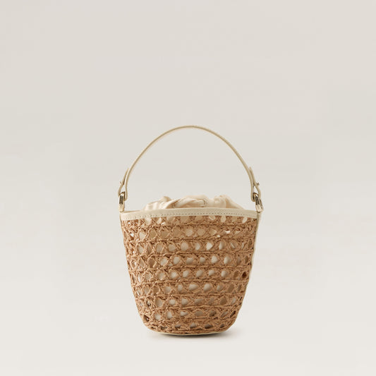 Ama Lace Braid Basket Nougat