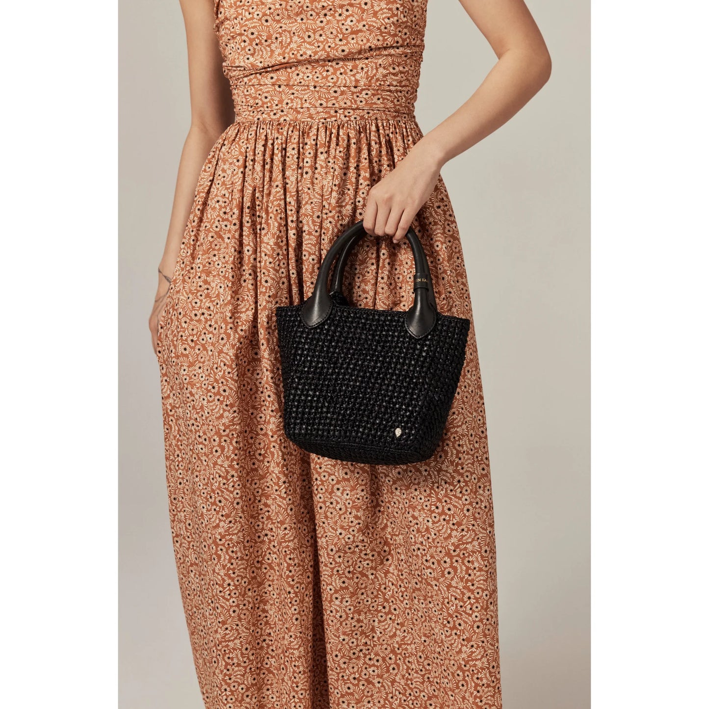 Ampara Mini Tote Charcoal/Black