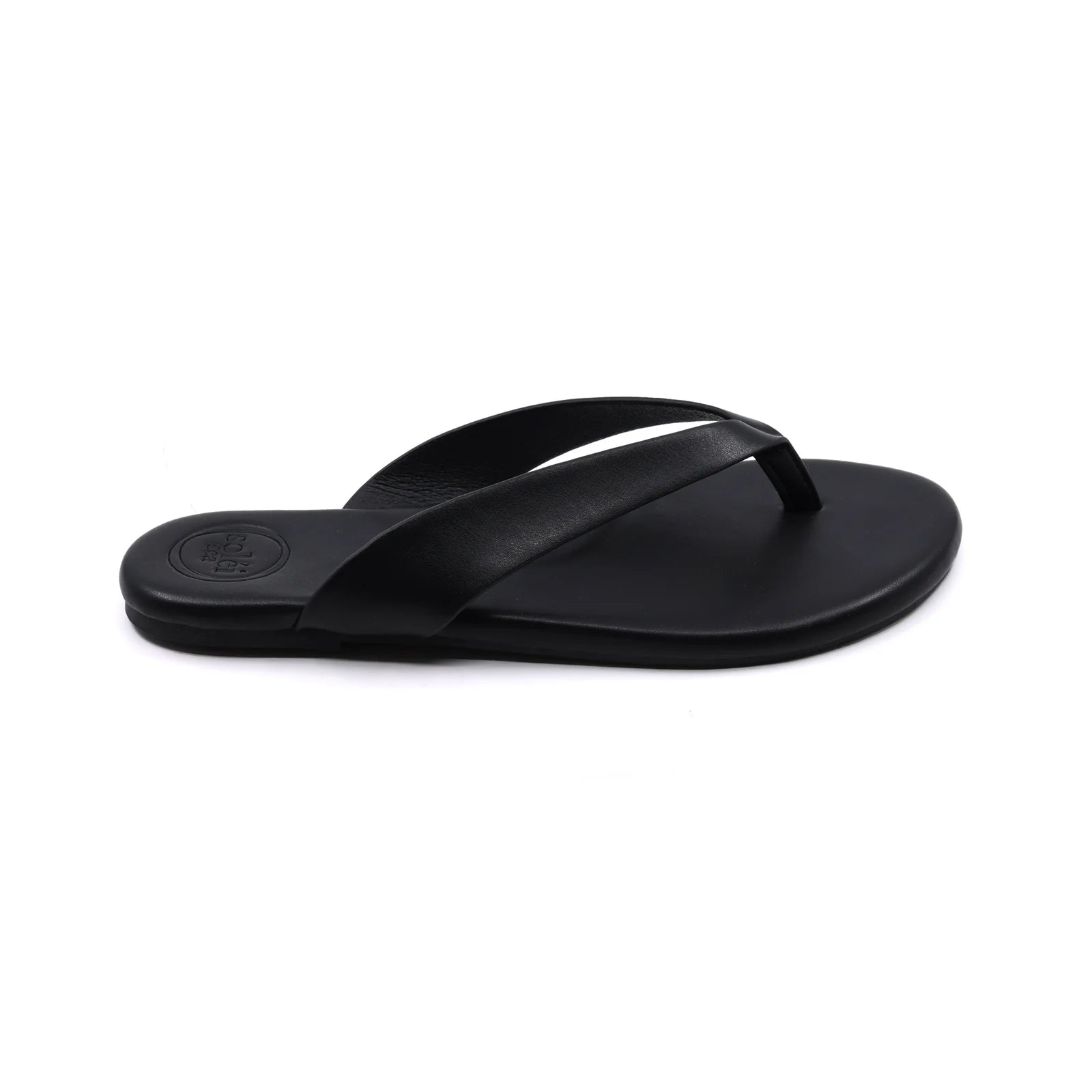 Bowie Sandal Ebene in black — view 7 | Belle Mar Swim