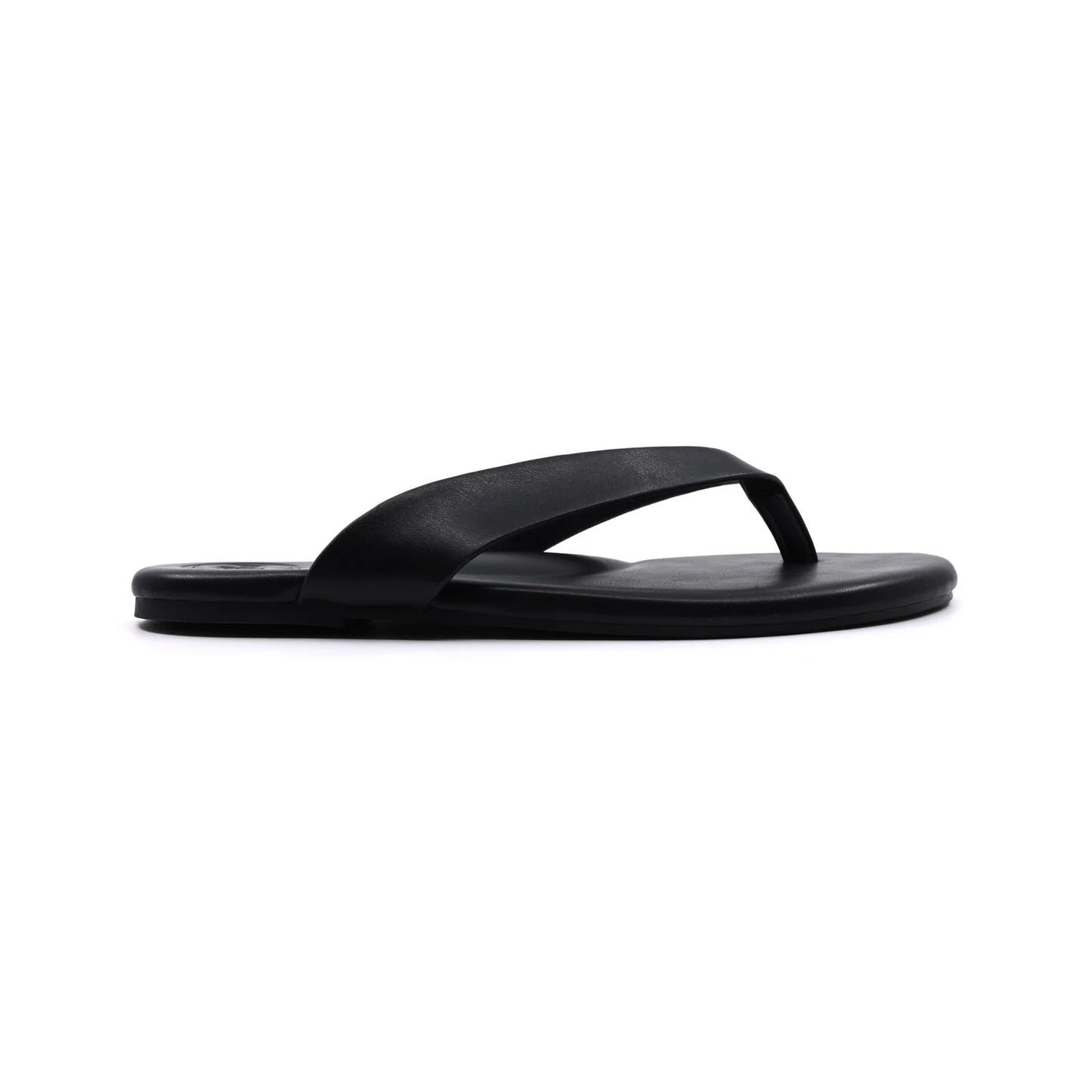Bowie Sandal Ebene in black — alternate view | Belle Mar Swim