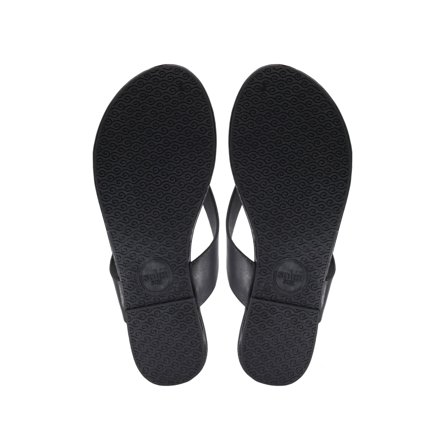 Bowie Sandal Ebene in black — view 8 | Belle Mar Swim