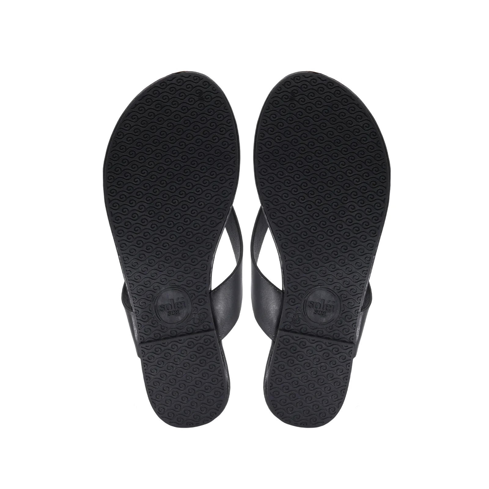 Bowie Sandal Ebene in black — view 8 | Belle Mar Swim