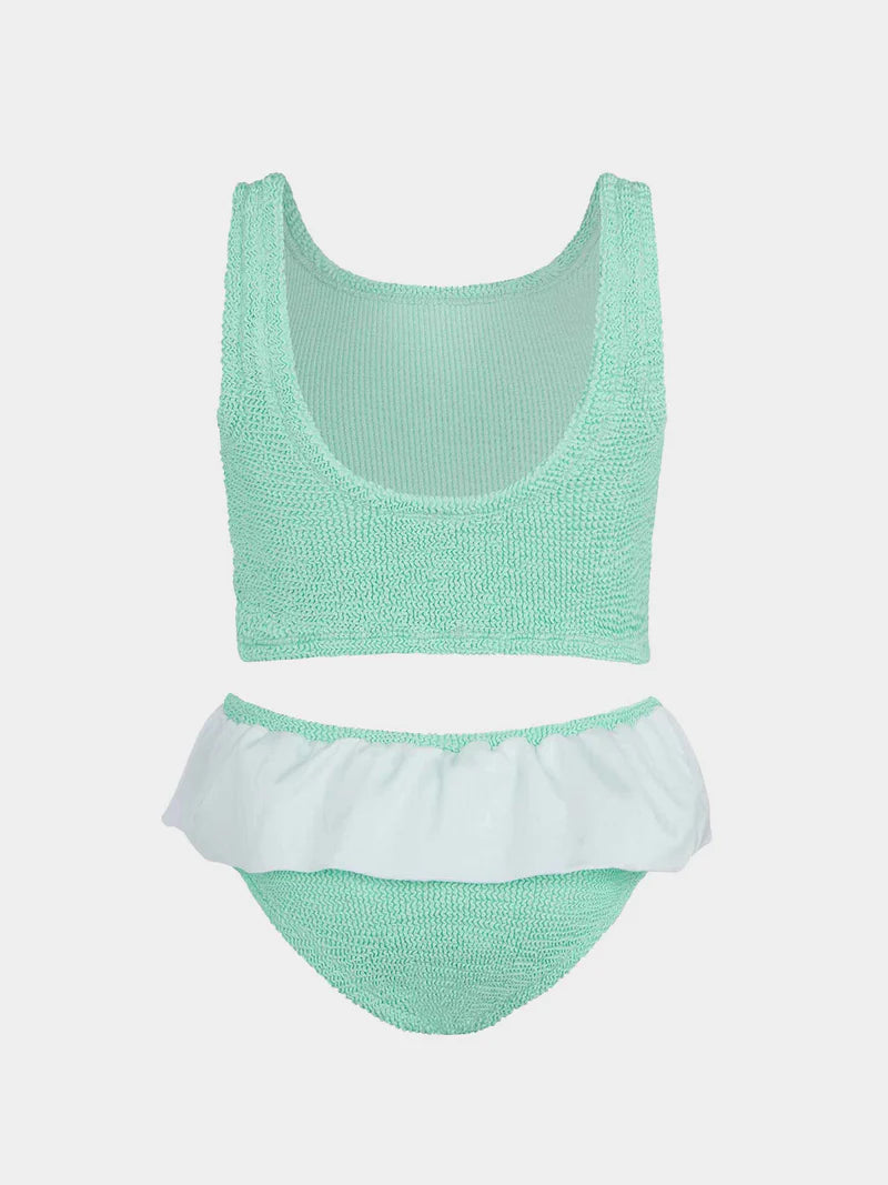 Kids Olive Bikini (Ages 3 to 6) Metallic Mint