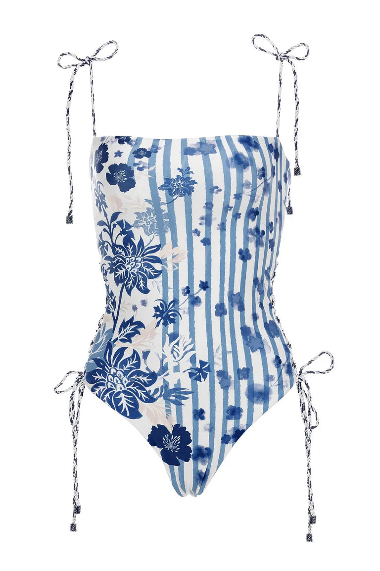 Posh One Piece Reversible Swimsuit Batik