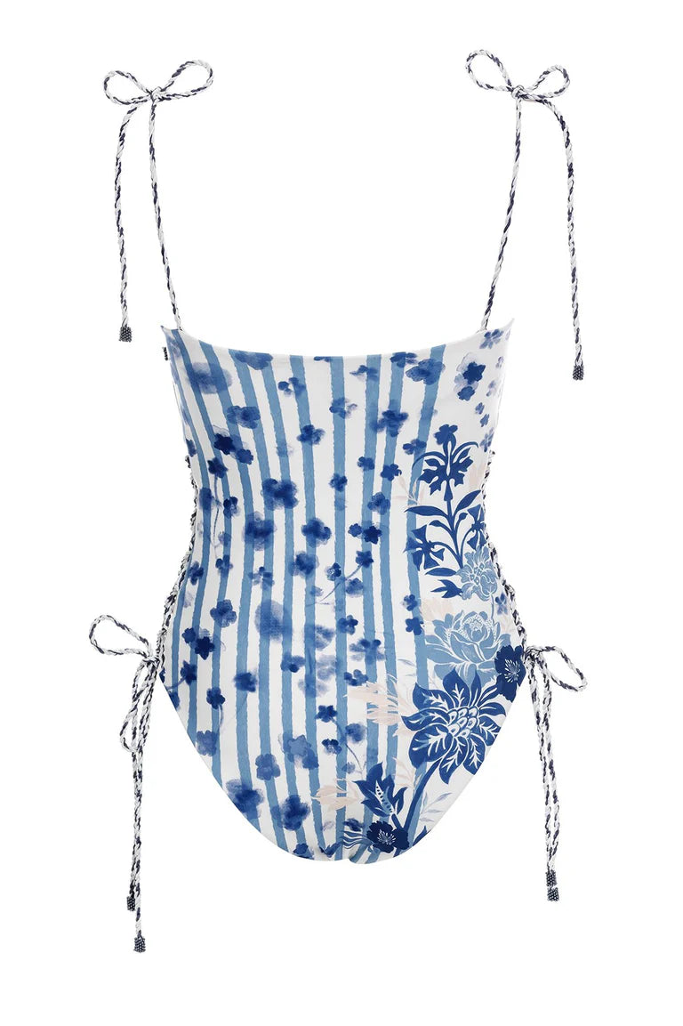Posh One Piece Reversible Swimsuit Batik