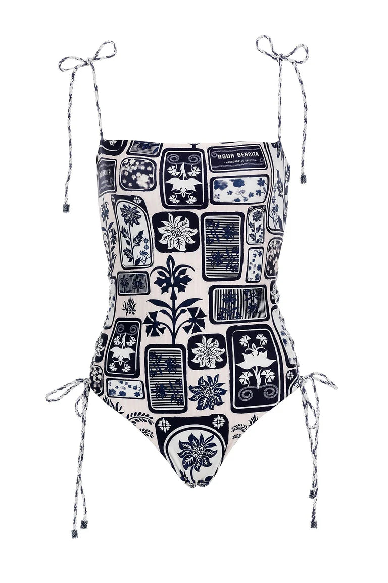 Posh One Piece Reversible Swimsuit Batik