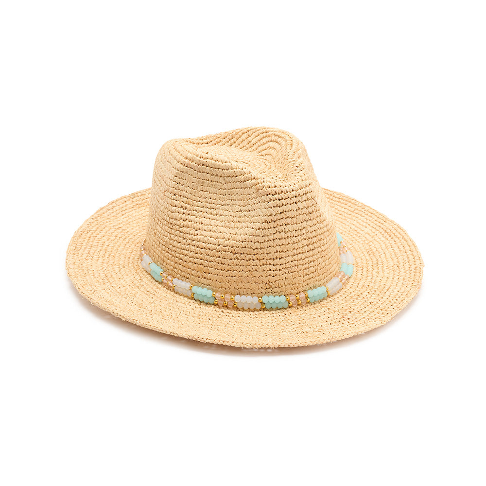 Belize Raffia Fedora Natural