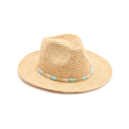 Belize Raffia Fedora Natural
