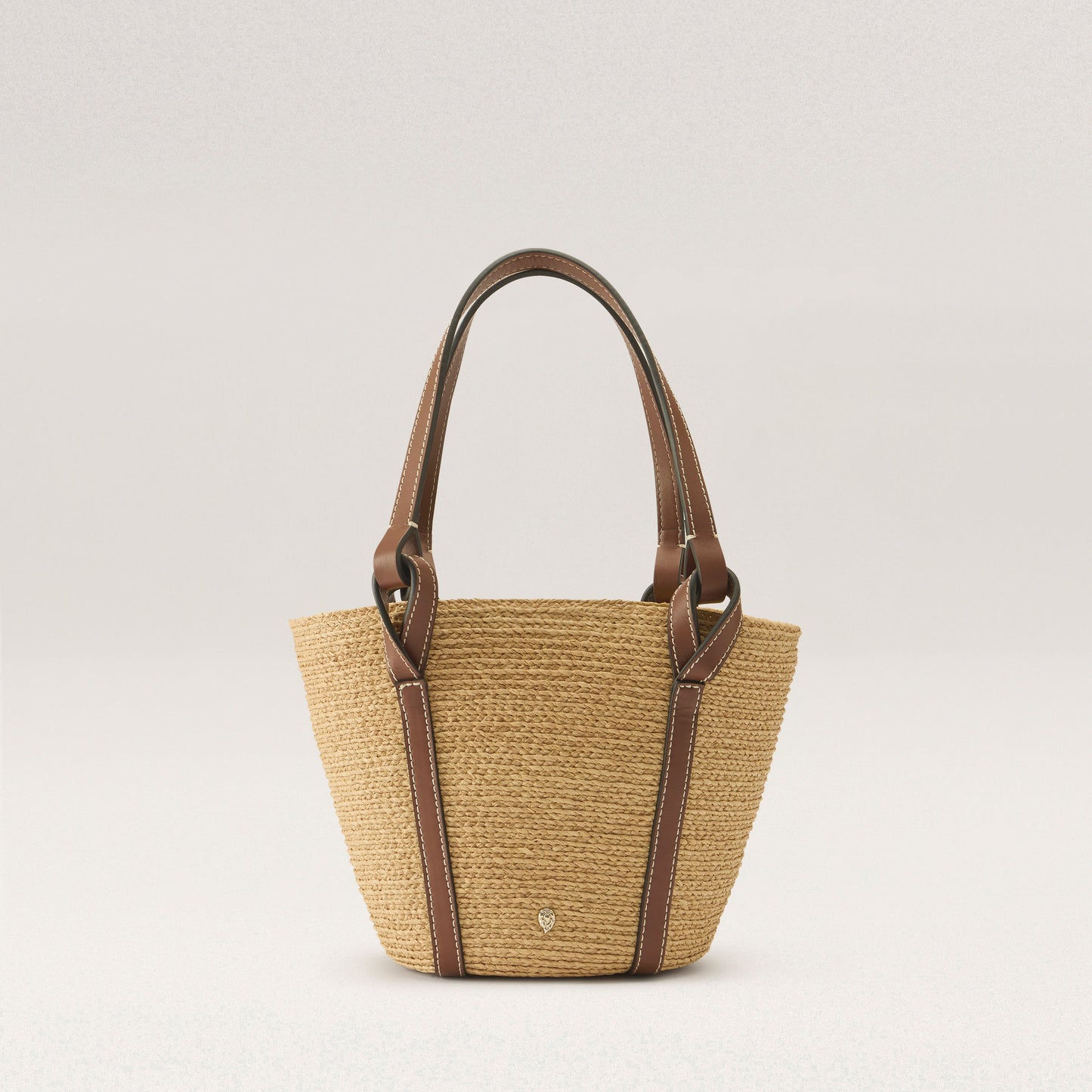 Bisou Print Basket Natural