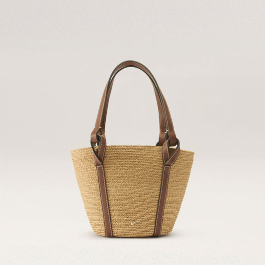 Bisou Print Basket Natural
