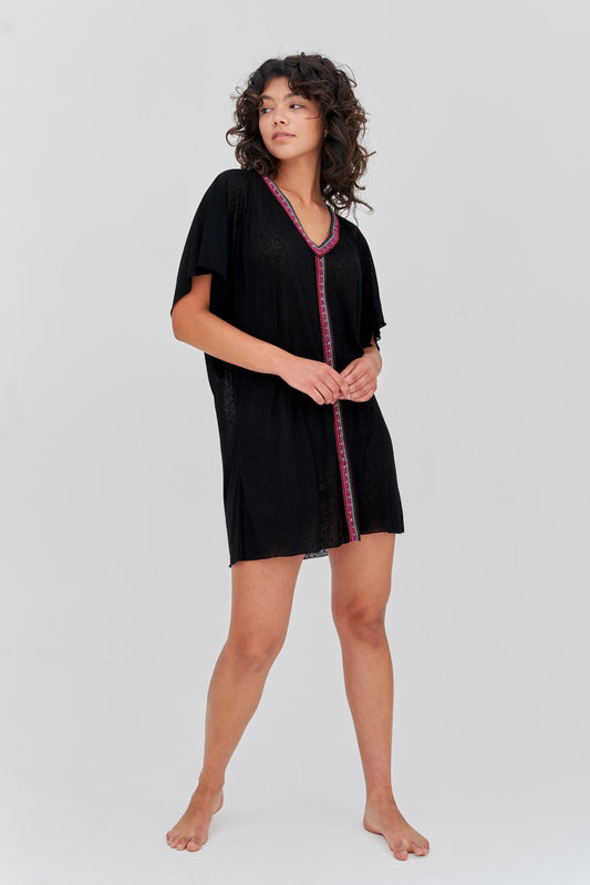 Pitusa Mini Abaya Black