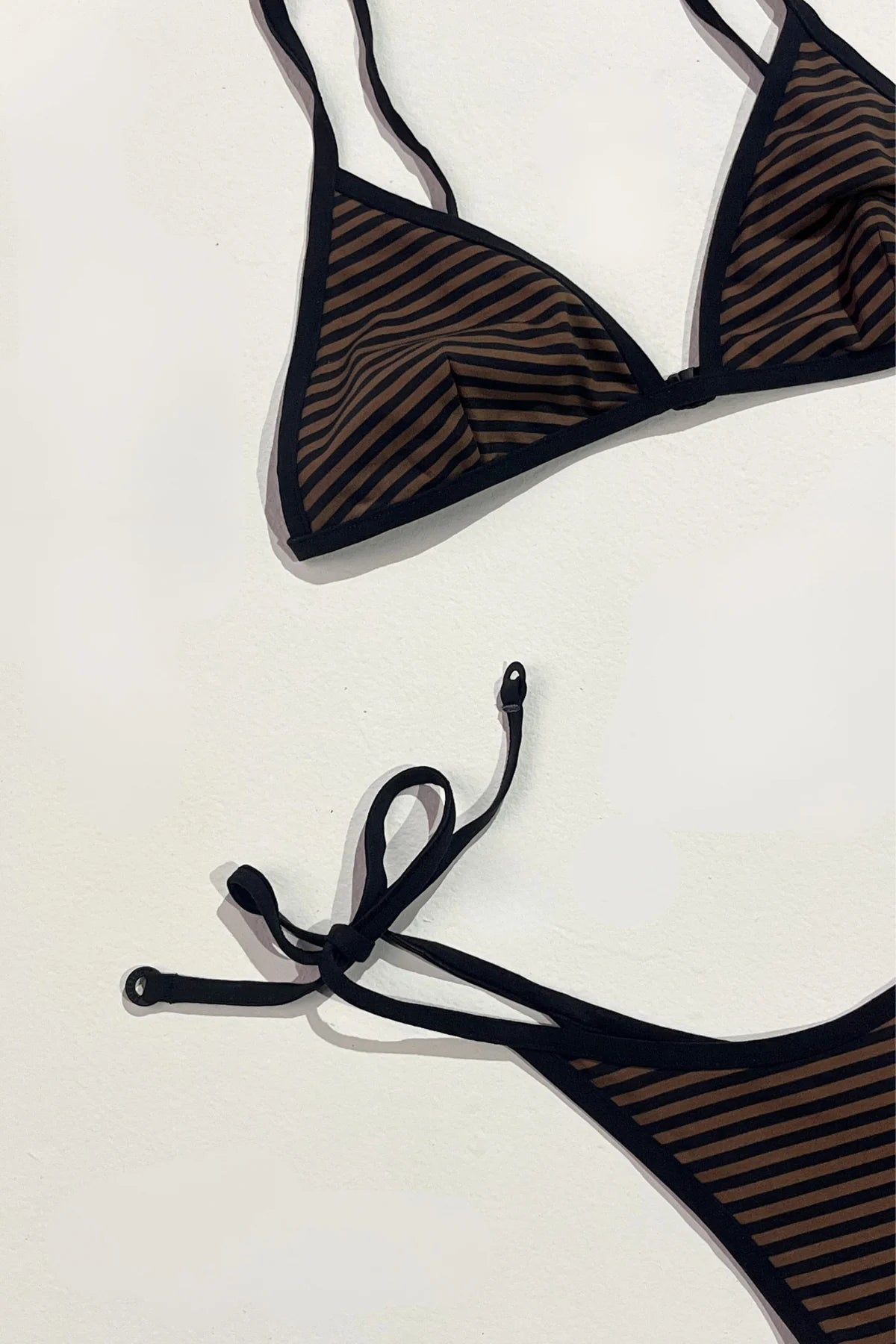 Triangle Top Brown Stripe