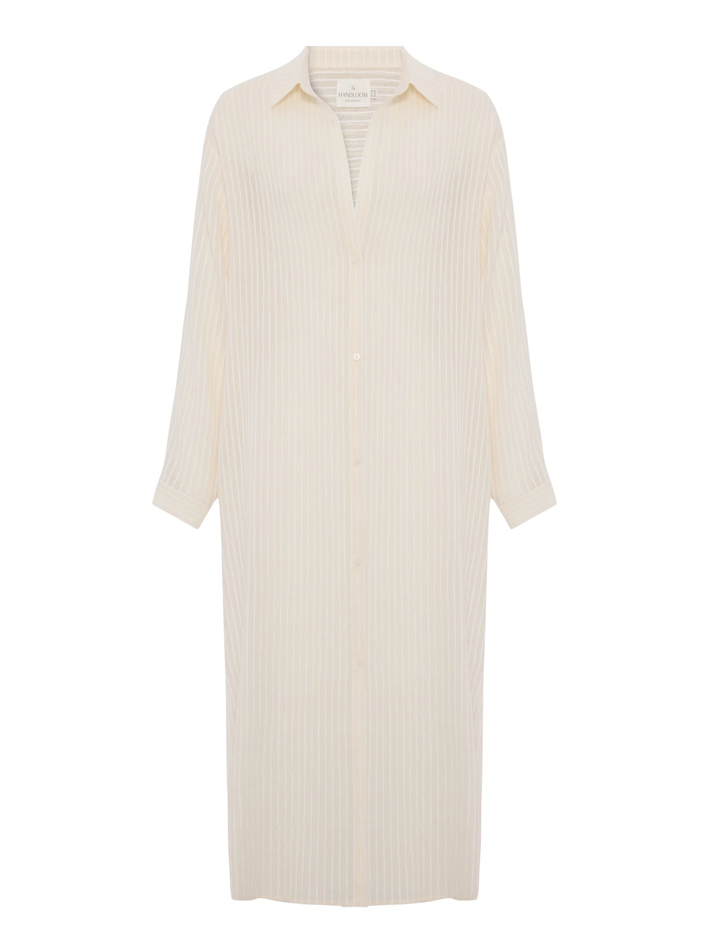 Voyage Shirt Dress White Stripe