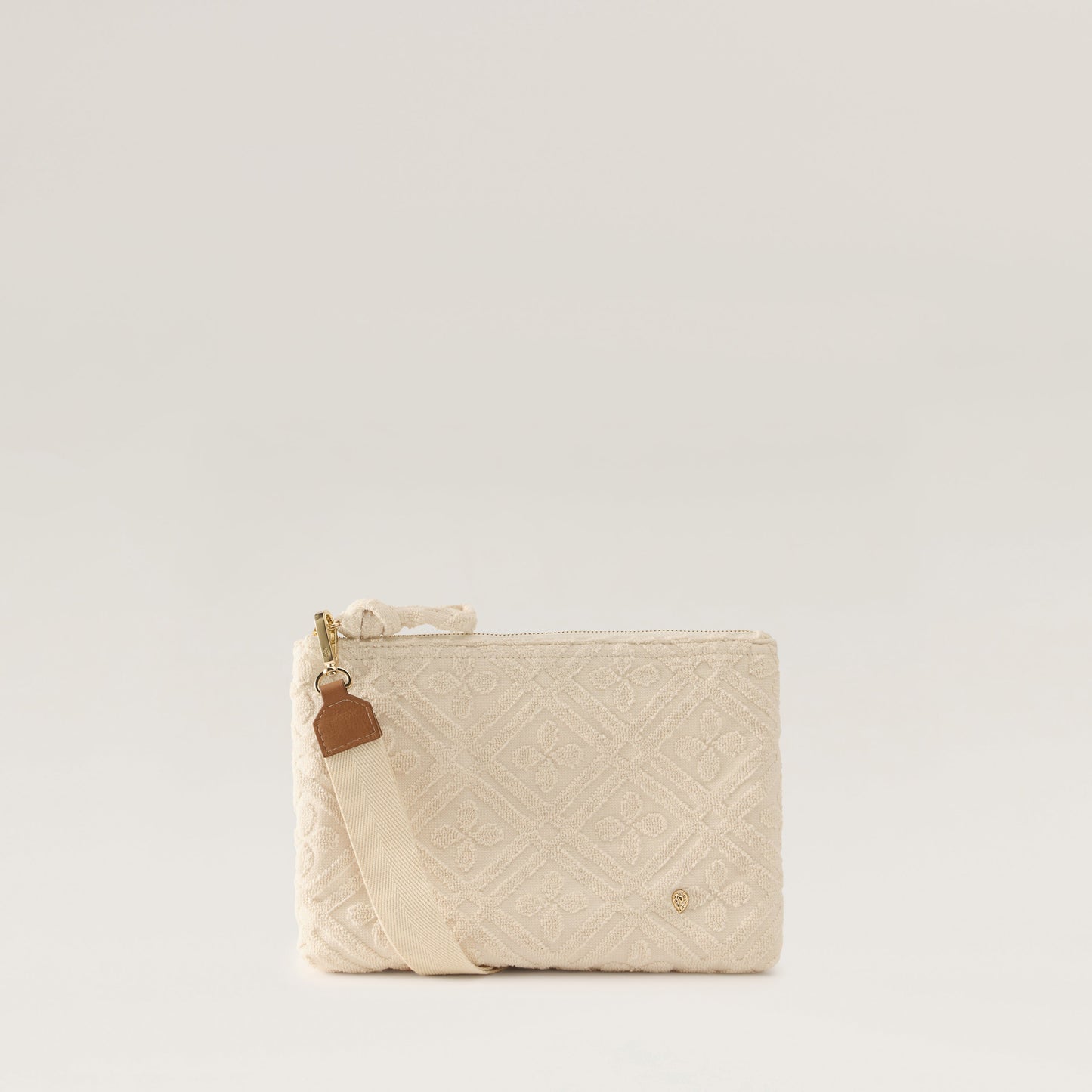 Dayani Cotton Toweling Pouch Parchment