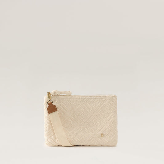 Dayani Cotton Toweling Pouch Parchment