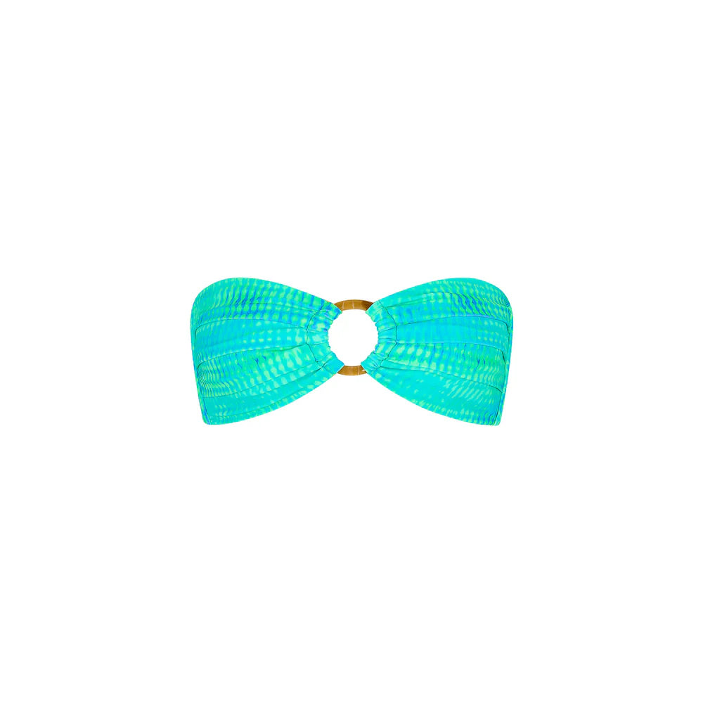 Strapless Bandeau Bikini Top Summer Seas