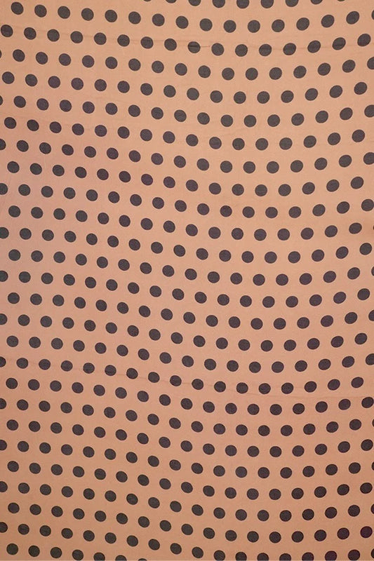 Pareo Grande Polka Dot Black & Tan