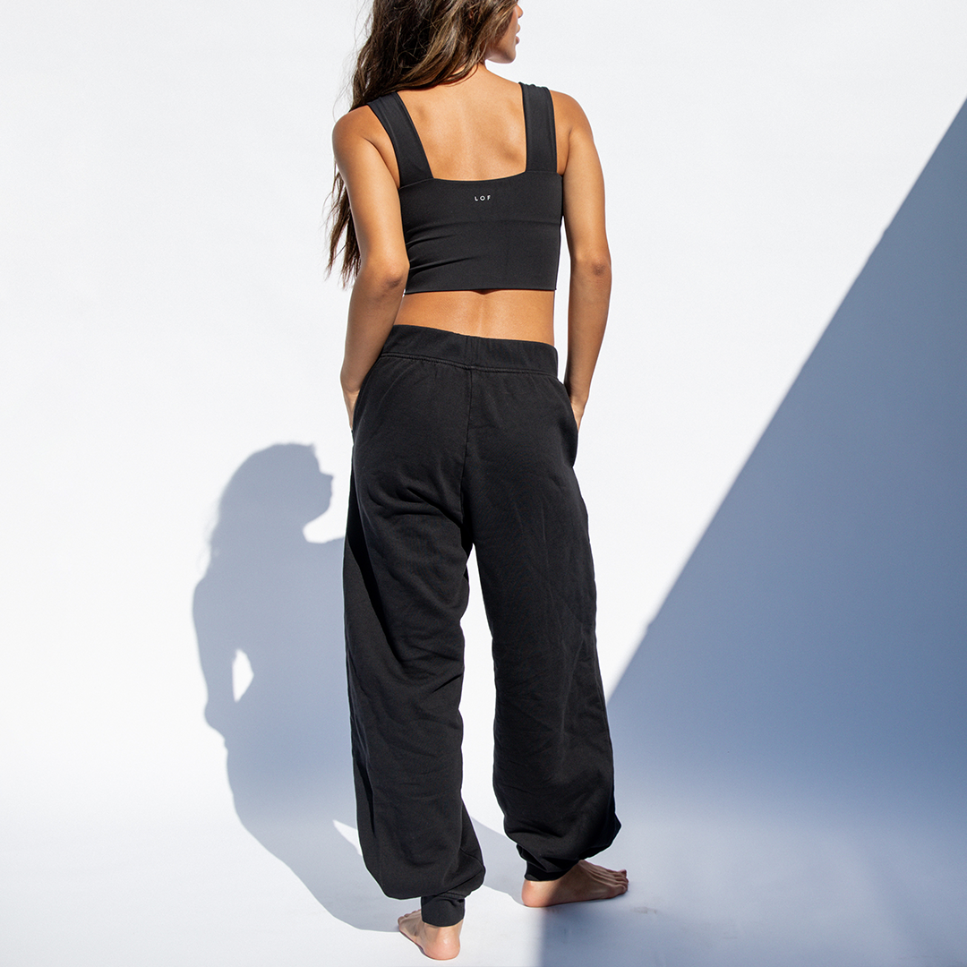 Left On Friday Field Day Sweatpant in Jet (Black)