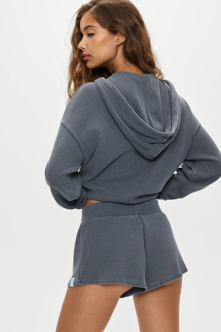 Noah Thermal Mini Shorts Shadow Blue