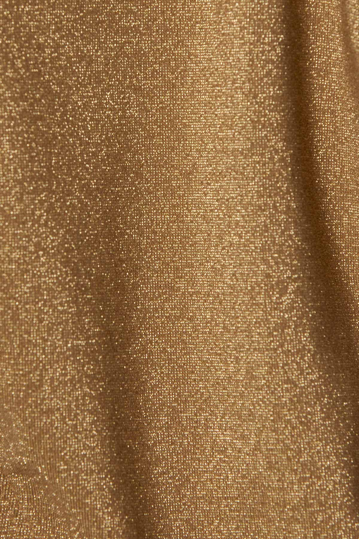 Vitamin A Aden Cut Out One Piece in Golden Glow Metallic