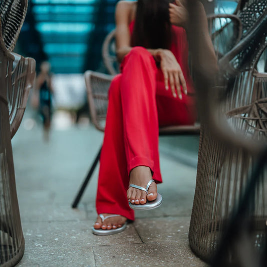 Indie Sandal Metallic Soft Silver