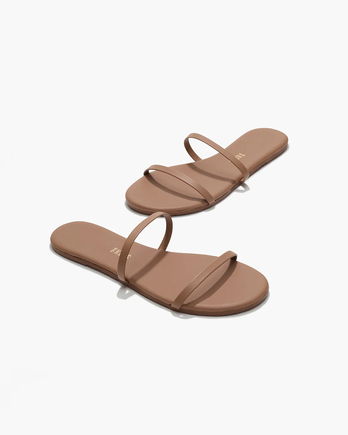 Gemma Thin Strap Slides Beach Bum
