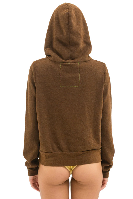 5 Stripe Hoodie Chocolate/Espresso