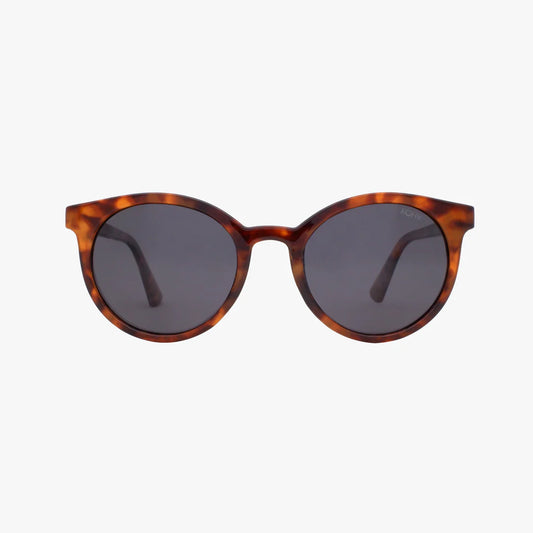 Heron Amber Tortoise Polarized Round Sunnies