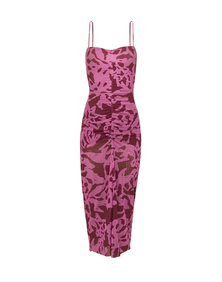 Tyla Midi Dress Oceana Ponche