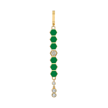 Green Honeycomb Memento Charm