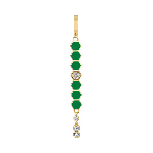 Green Honeycomb Memento Charm