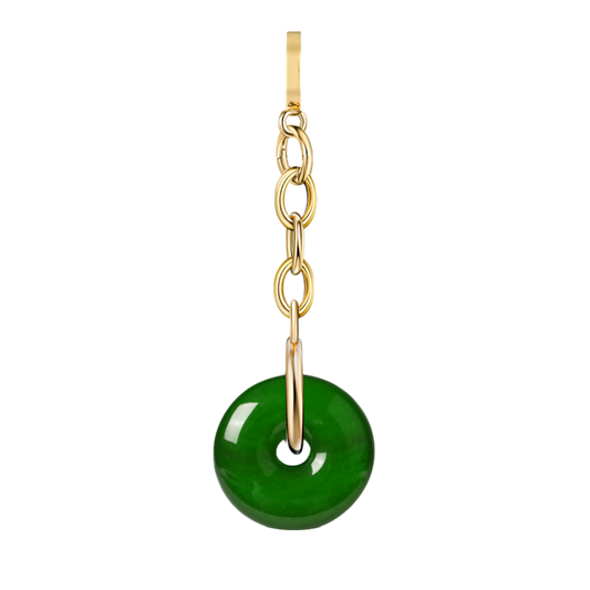 Green Jade Memento Charm