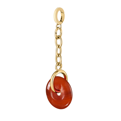 Red Agate Memento Charm