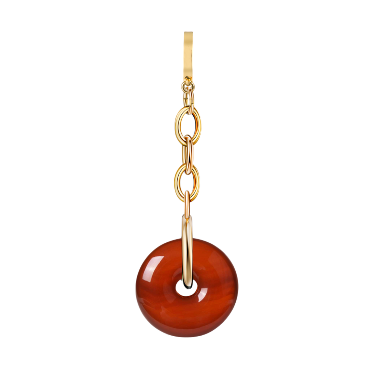 Red Agate Memento Charm