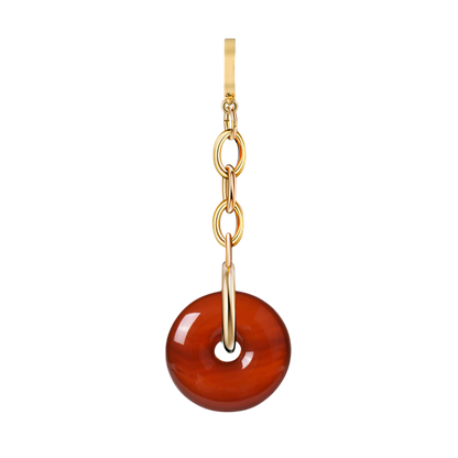 Red Agate Memento Charm