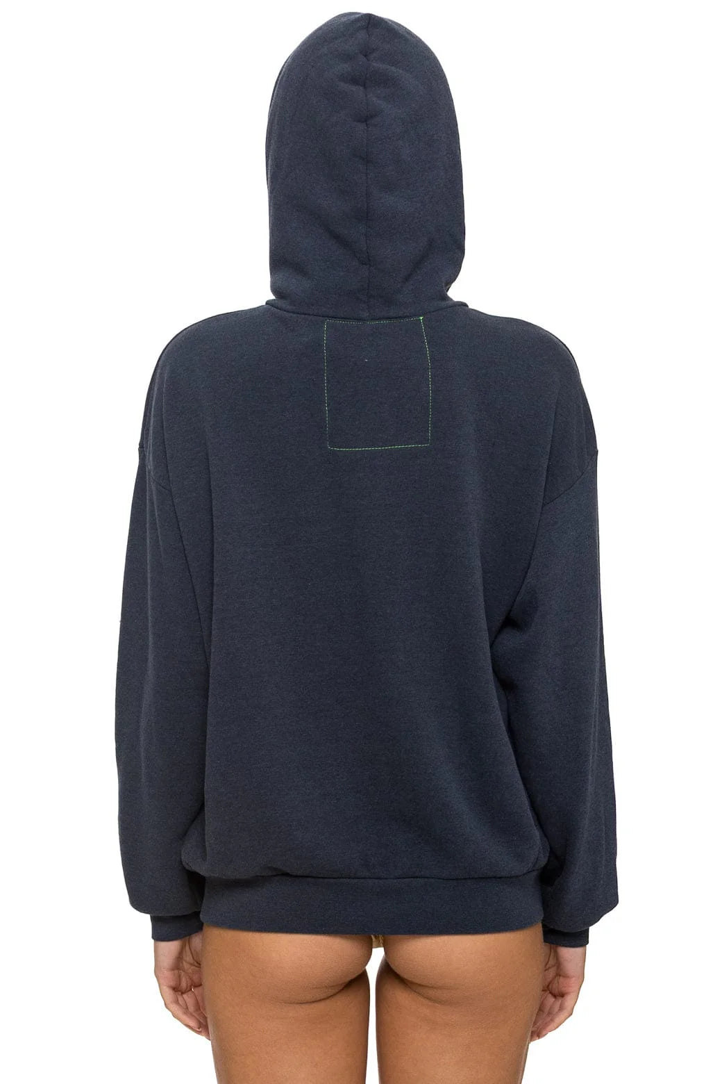 Mountain Stitch Chevron Pullover Hoodie Relaxed Charcoal