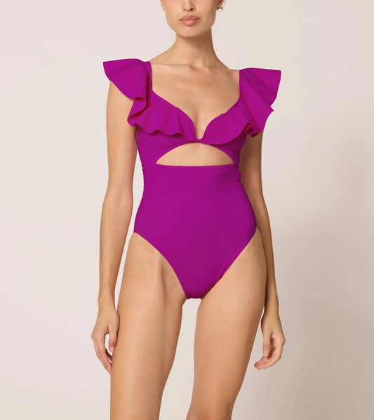 Harlow One Piece in Deep Orchid