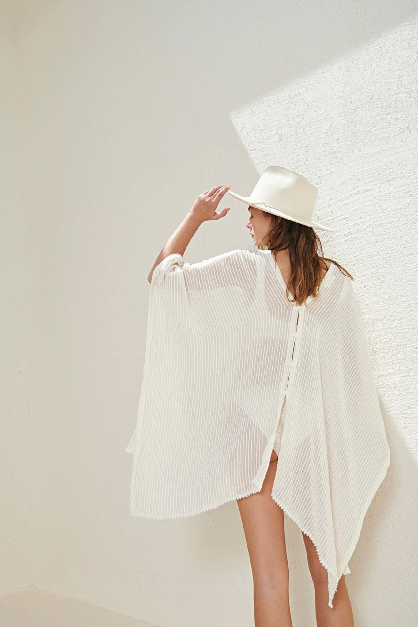 Ava Kimono White Stripes